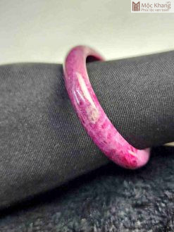 Vòng Tay Ruby Cộng Sinh Zoysite và Tourmaline