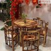 Bộ Bàn Ghế Xếp Gọn Gỗ Cẩm