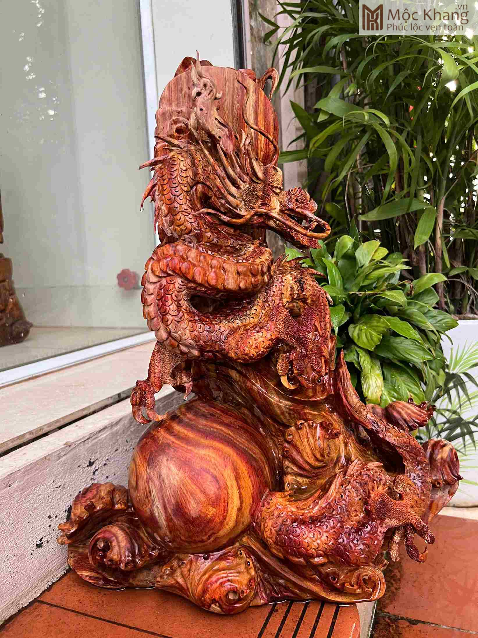 nhat-long-von-ngoc-go-sua-bac-lien-khoi (1) Tượng Nhất Long Vờn Ngọc Gỗ Sưa Bắc