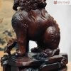 Tượng Lân Sư Tài Lộc Gỗ Trắc