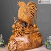 Tượng Nhất Kê Kim Tiền Gỗ Nu Ngọc Am
