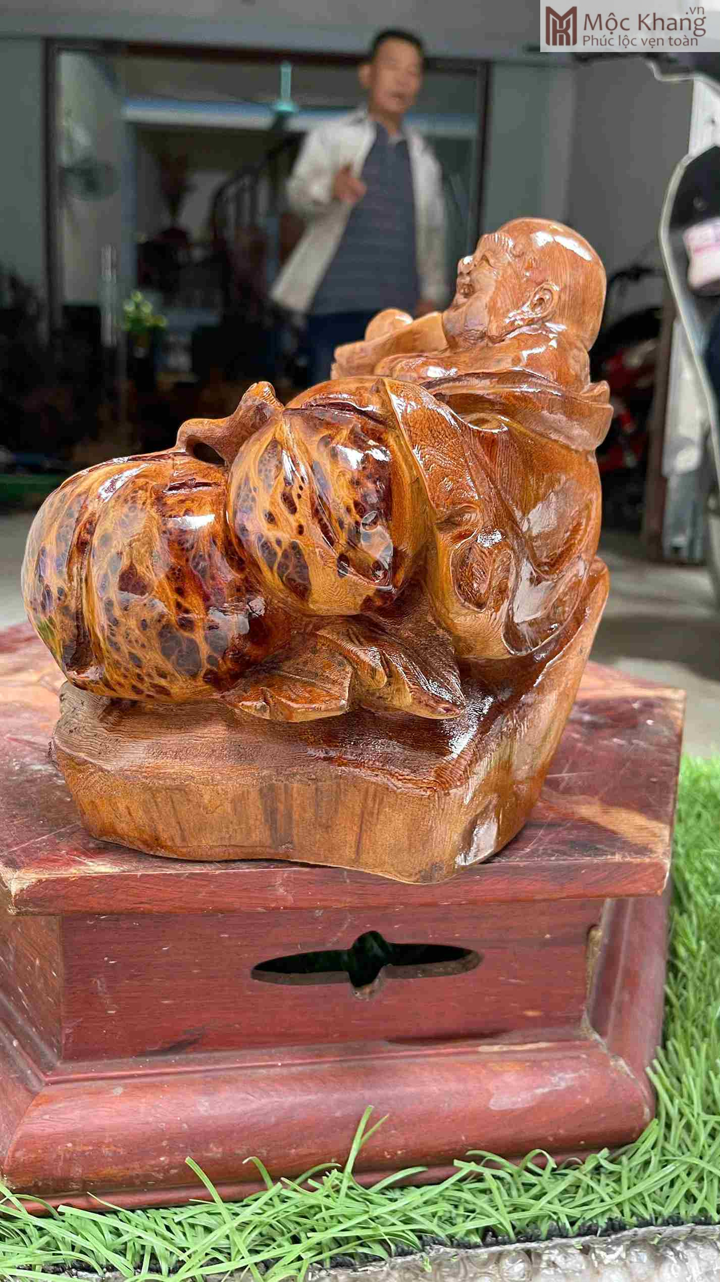tuong-phat-di-lac-go-nu-ngoc-am-2 (5) Tượng Phật Di Lặc Gỗ Nu Ngọc Am