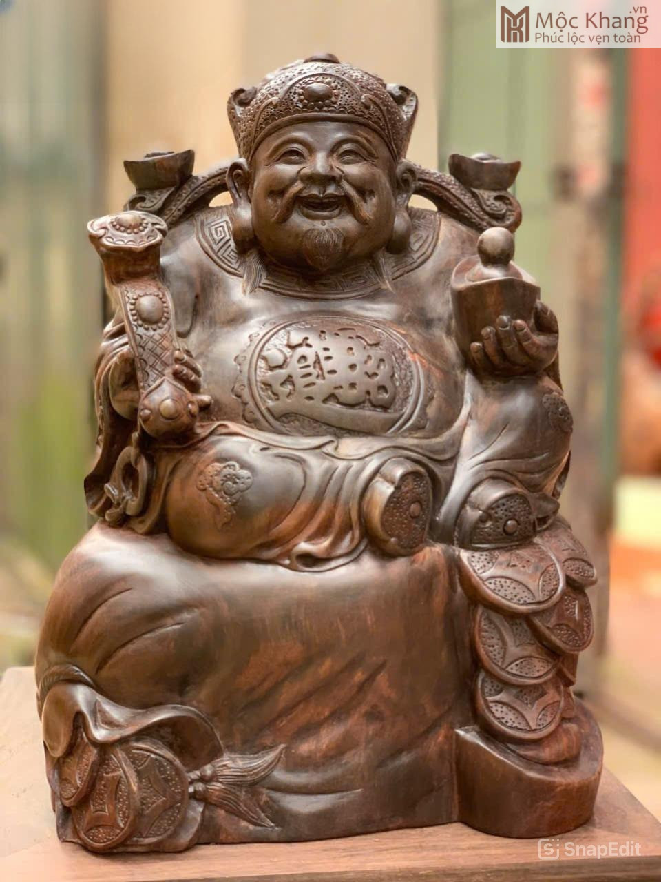 tuong-than-tai-go-trac-den-cao-33-cm (1) Tượng Thần Tài Gỗ Trắc Đen