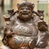 Tượng Thần Tài Gỗ Trắc Đen