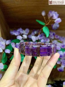 Vòng Tay Đá Thạch Anh Tím Super Seven
