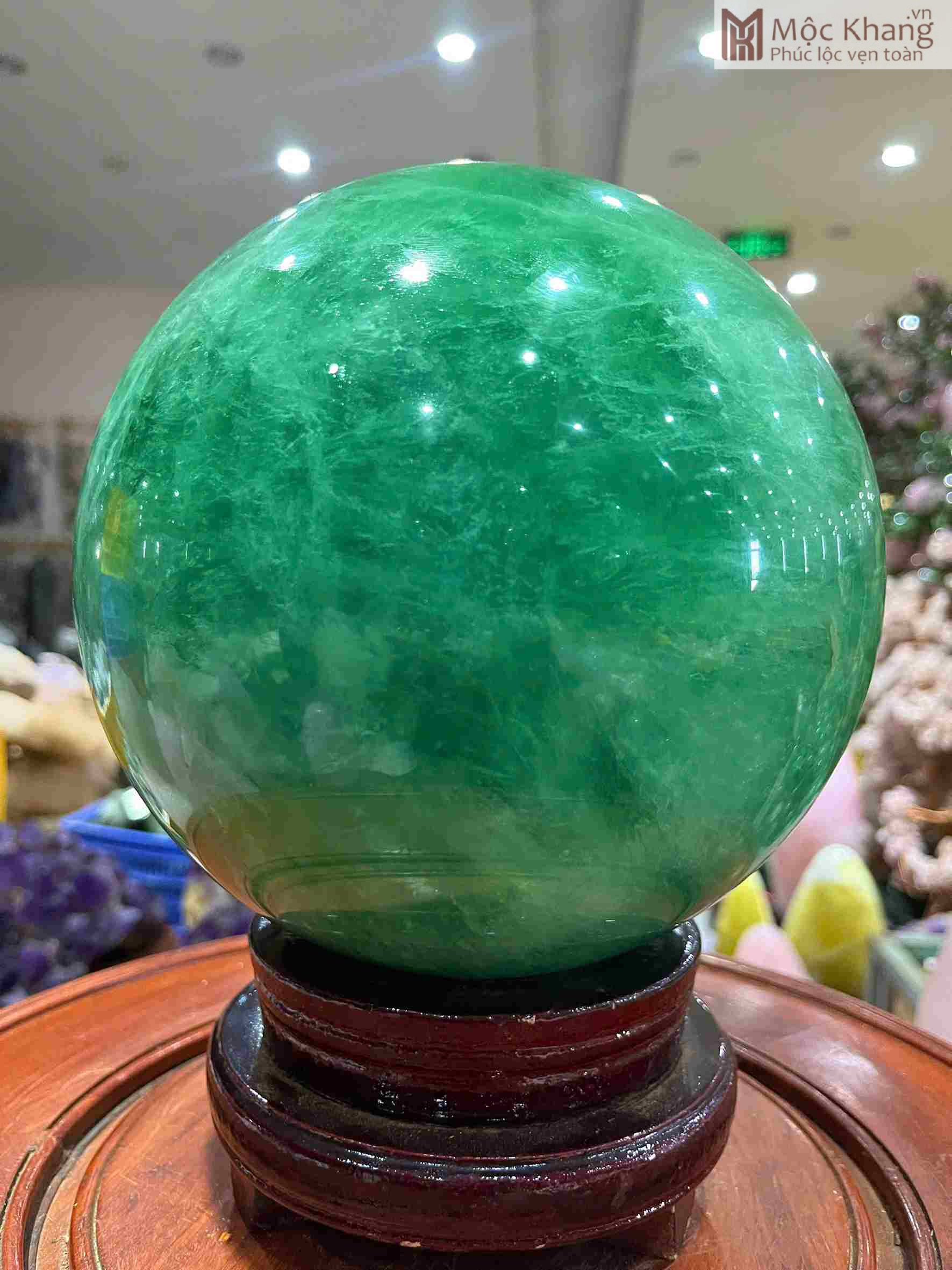 Bi Cầu Ngọc Fluorite Đường Kính 18 (cm) (3)_3 Bi Cầu Ngọc Fluorite Đường Kính 18 (cm)