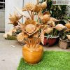 Bình Hoa Sen 21 Cành Gỗ Ngọc Am