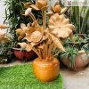 Bình Hoa Sen 21 Cành Gỗ Ngọc Am