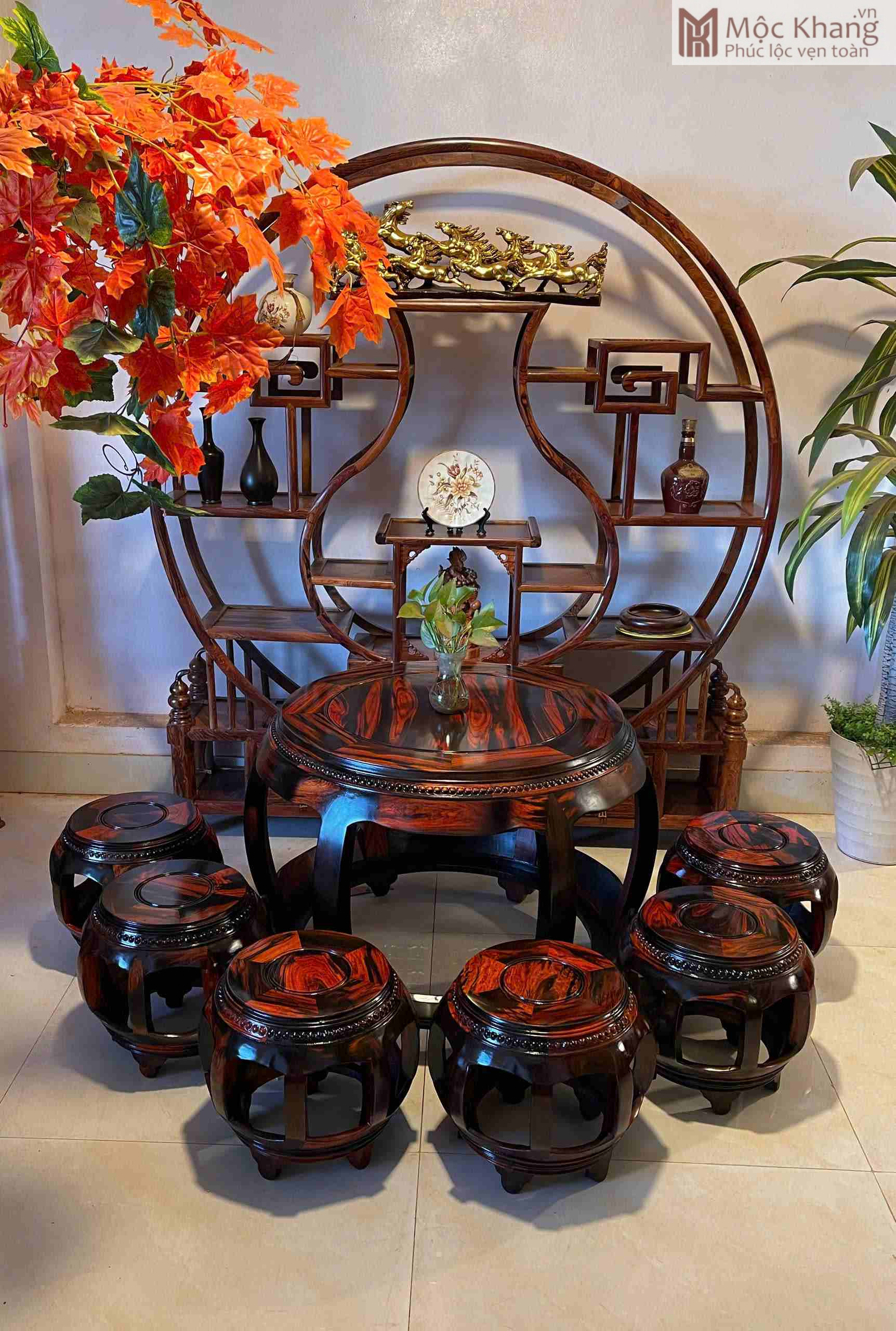 Bộ Đôn Trống Gỗ Trắc (1)_1 Bộ Đôn Trống Gỗ Trắc