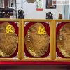 Bộ Tranh Phúc Lộc Thọ Gỗ Nu Ngọc Am Cao 75 (cm)