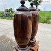 Cặp Chum Phú Quý Gỗ Mun Hoa Cao 103 (cm)