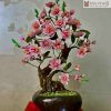 Cây Hoa Đào Đá Thạch Anh Hồng Cao 46 (cm)