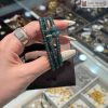 Chuỗi Lam Ngọc Bánh Xe Phối Charm Vàng
