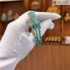 Chuỗi Lam Ngọc Ngũ Điếu Phối Charm Vàng