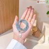 Chuỗi Lam Ngọc Phối Charm Bạc