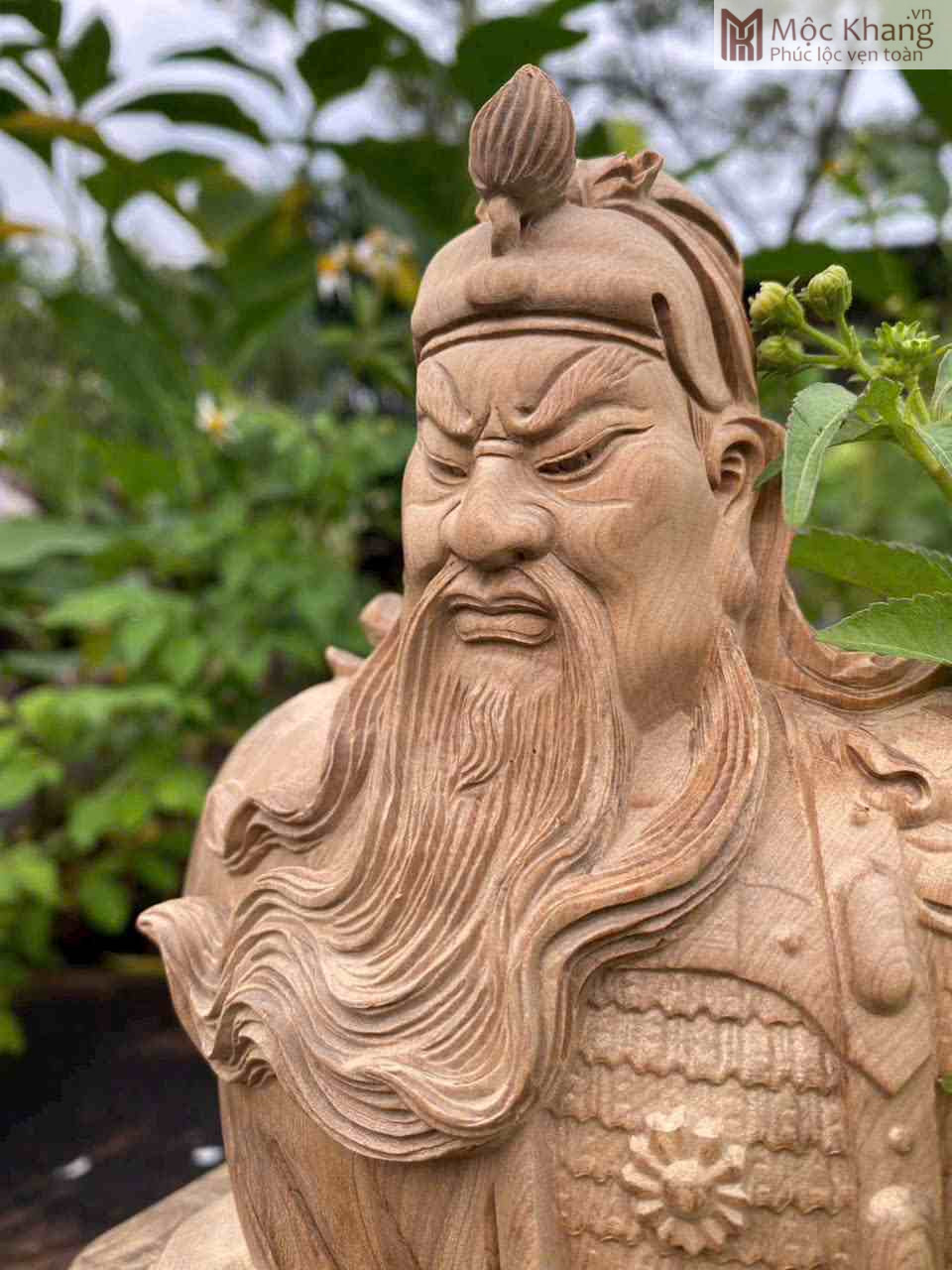 Diện Quan Công Gỗ Bách Xanh Cao 20 (cm) (2)_2 Dien Quan Cong Go Bach Xanh Cao 20 cm 2 2