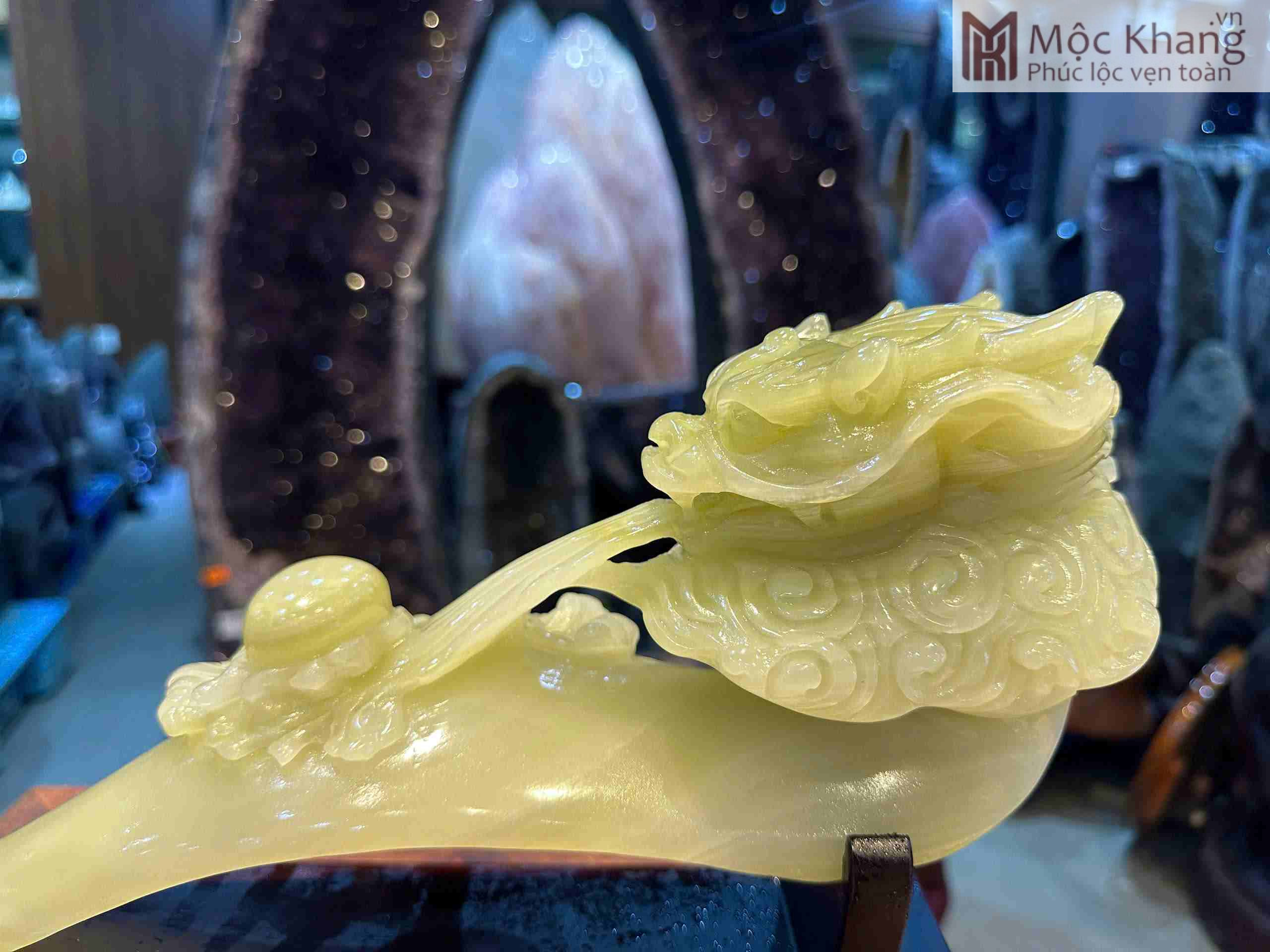 Gậy Như Ý Nhất Long Ngọc Onyx Cao 23 (cm) (3)_3 Gậy Như Ý Nhất Long Ngọc Onyx Cao 23 (cm)