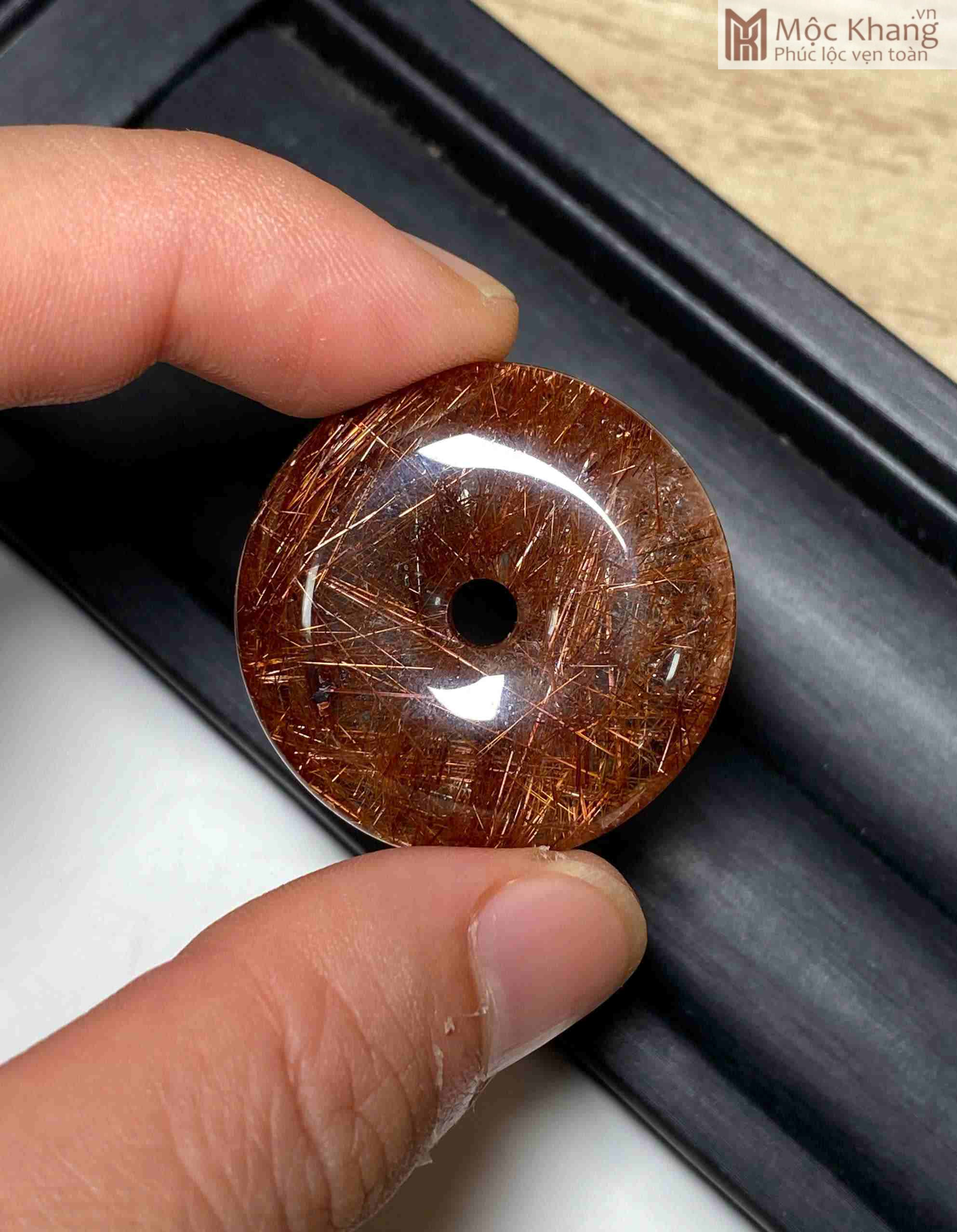 Khấu Bình An Đá Thạch Anh Tóc Đỏ (3)_3 Khấu Bình An Đá Thạch Anh Tóc Đỏ