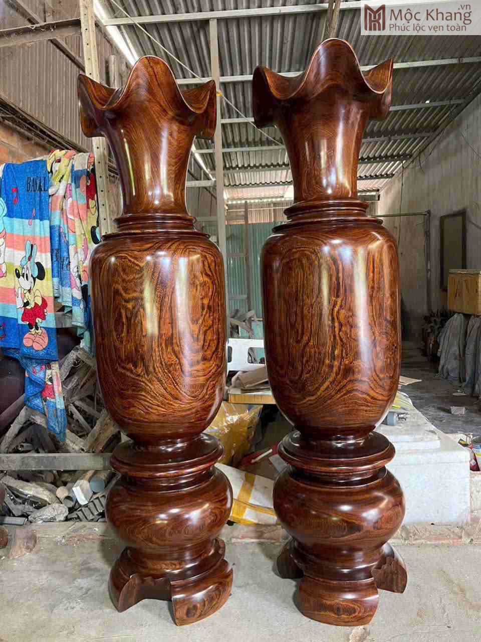 Lục Bình Gỗ Cẩm Đá Cao 148 (cm) (3)_3 Lục Bình Gỗ Cẩm Đá Cao 148 (cm)