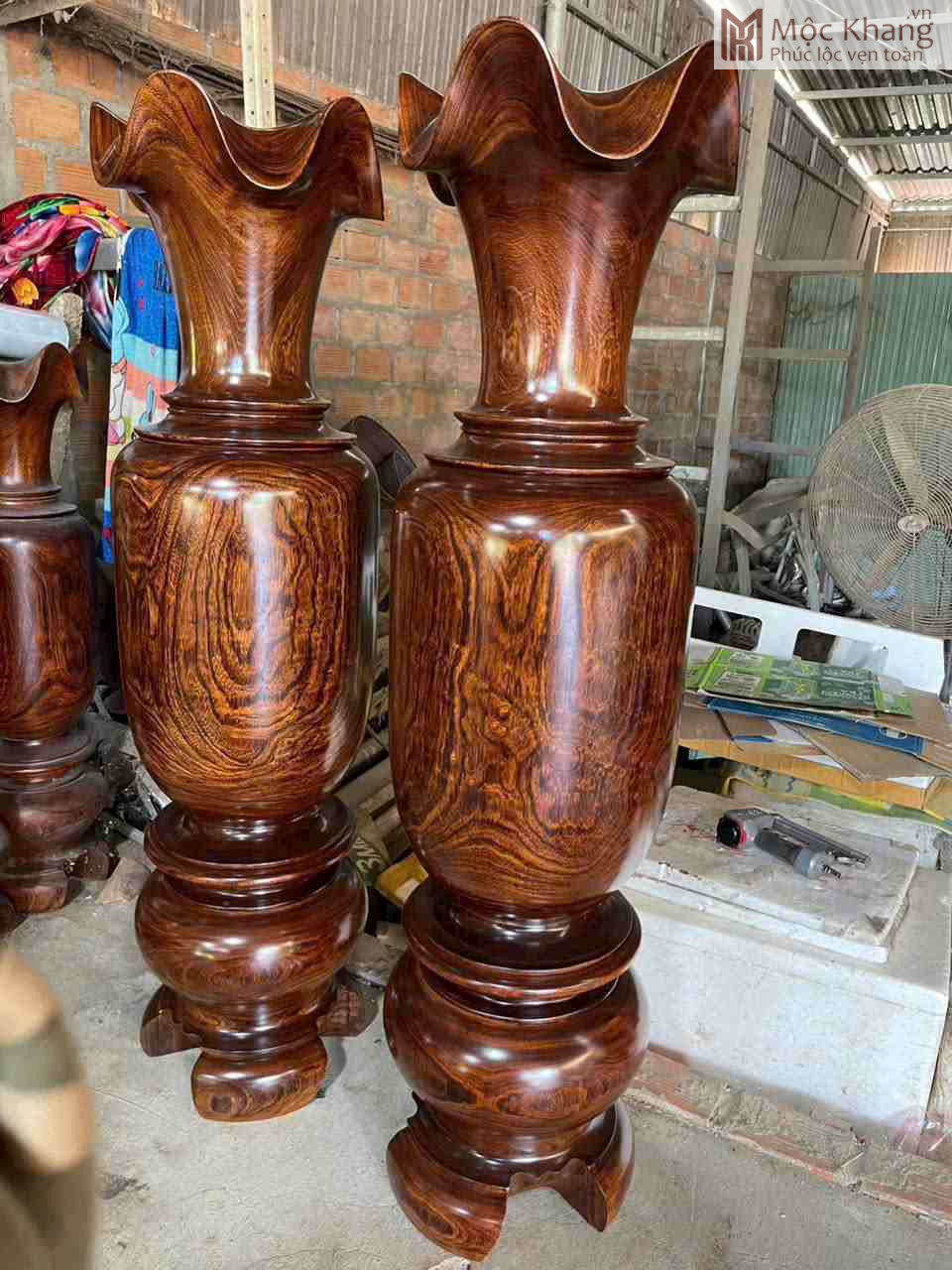 Lục Bình Gỗ Cẩm Đá Cao 148 (cm) (6)_6 Lục Bình Gỗ Cẩm Đá Cao 148 (cm)