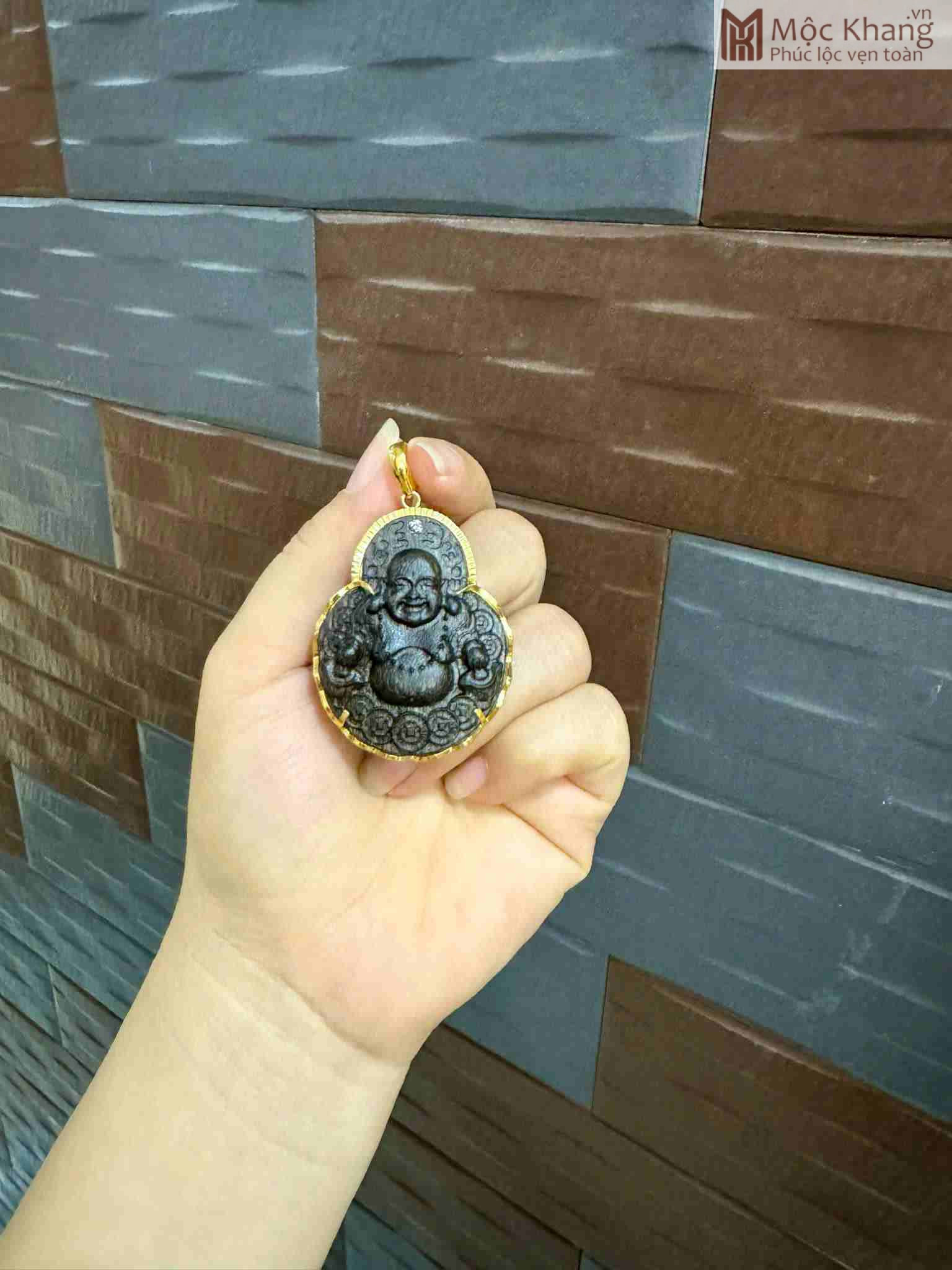 Mặt Dây Di Lặc Trầm Hương (4)_4 Mặt Dây Di Lặc Trầm Hương