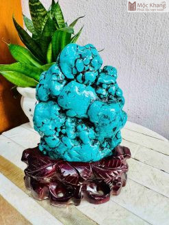 Tác Phẩm Đá Lam Ngọc (Turquoise) Cao 20 (cm)