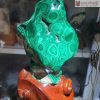 Tinh Thể Đá Khổng Tước (Malachite) Cao 43 (cm)