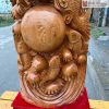 Tuong Ca Chep Hoa Rong Go Ngoc Am Cao 142 cm 5 5