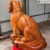 Tượng Chó Gỗ Hương Gia Lai Cao 39 (cm)