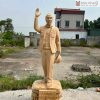 Tượng Chủ Tịch Hồ Chí Minh Gỗ Ngọc Am Cao 109 (cm)