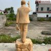 Tượng Chủ Tịch Hồ Chí Minh Gỗ Ngọc Am Cao 109 (cm)
