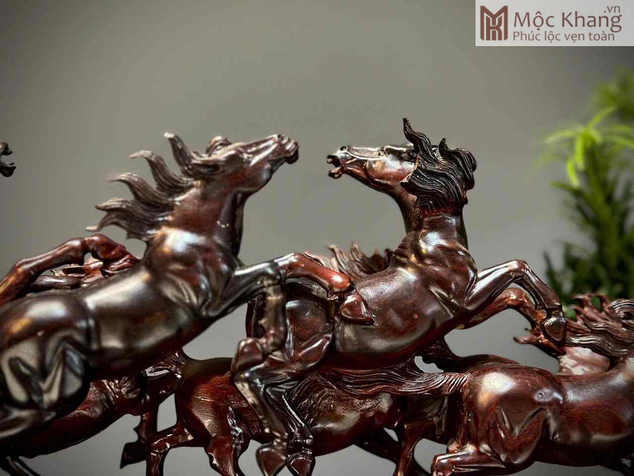 Tượng Mã Đáo Thành Công Gỗ Tử Đàn Cao 28 (cm) (3)_3