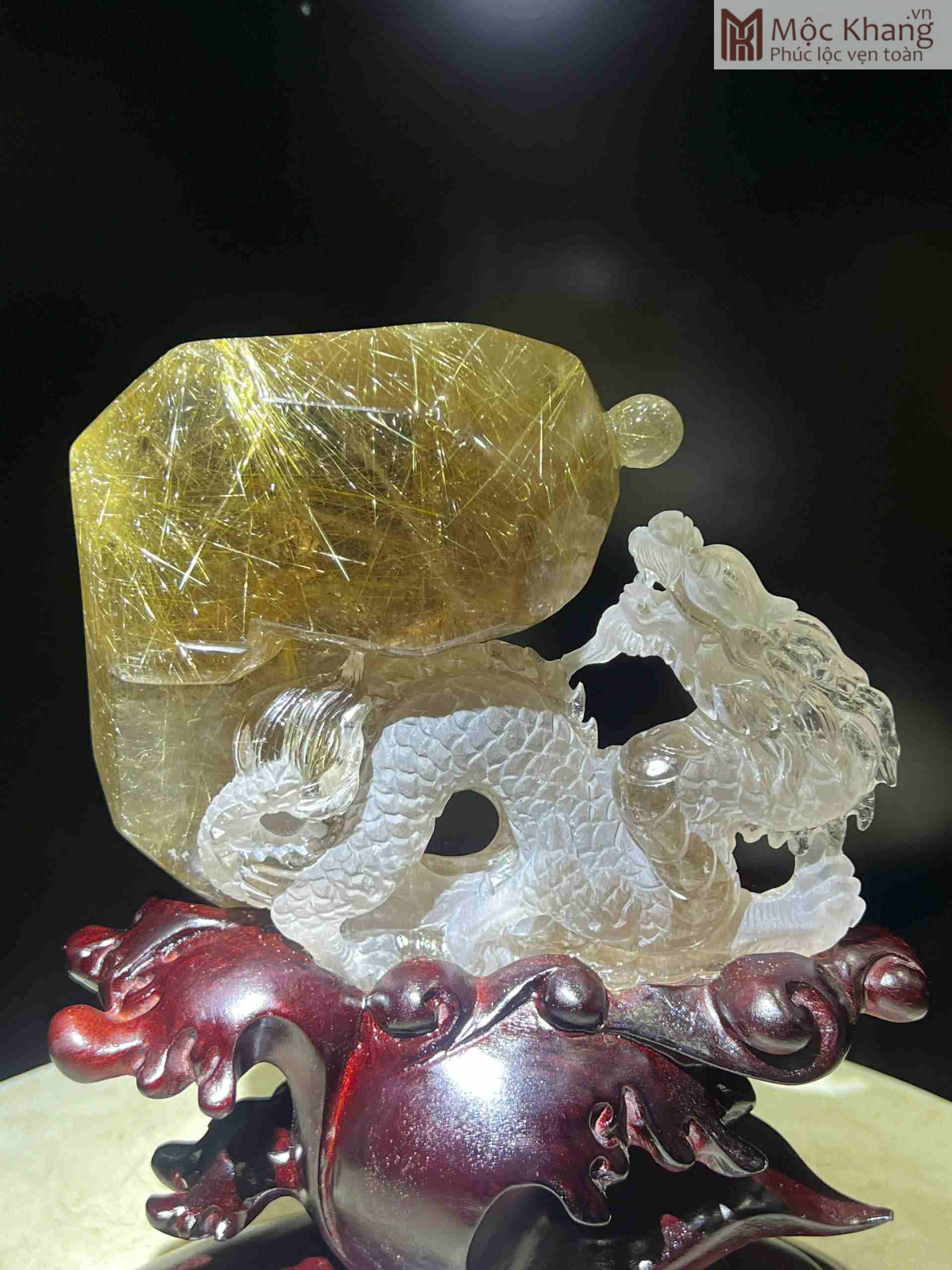 Tượng Nhất Long Thạch Anh Tóc Vàng Cao 18 (cm) (4)_4 Tuong Nhat Long Thach Anh Toc Vang Cao 18 cm 4 4