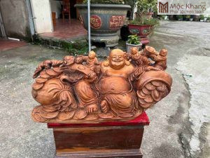 Tượng Phật Di Lặc Gỗ Ngọc Am