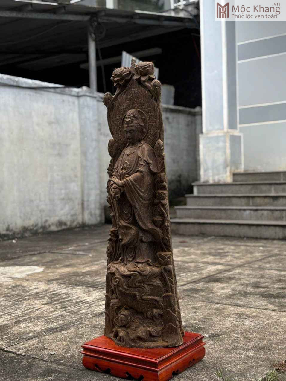 Tượng Phật Quan Âm Trầm Hương Cao 120 (cm) (3)_3 Tuong Phat Quan Am Tram Huong Cao 120 cm 3 3