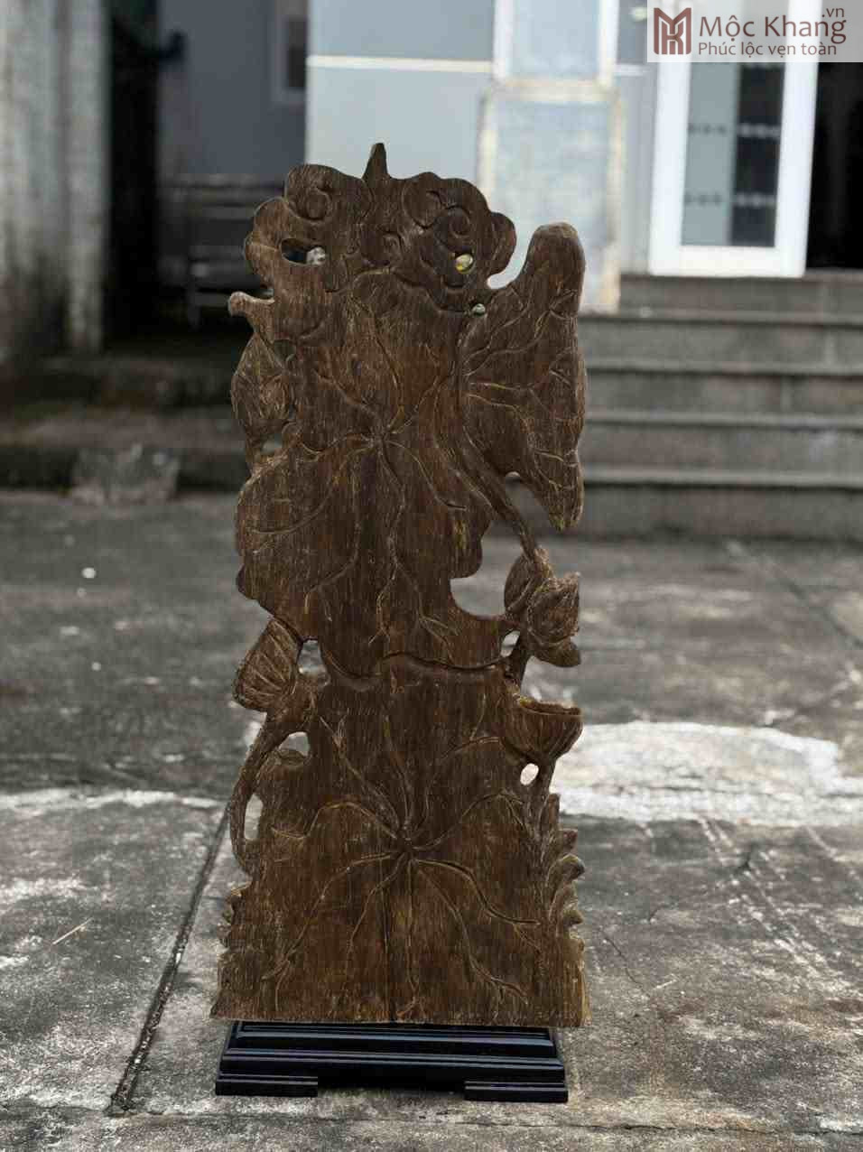 Tượng Phật Quan Âm Trầm Hương Cao 82 (cm) (4)_3 Tượng Phật Quan Âm Trầm Hương Cao 82 (cm)