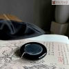 Vòng Bản Chalcedony Đen Ni 51.5 (mm)