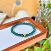 Vòng Tay Lam Ngọc Phối Lu Thống Bạc S925