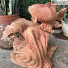 Tượng Song Ngư Tài Lộc Gỗ Hương Gia Lai