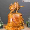 Tượng Bò Tót Đứng Bao Tiền Gỗ Cẩm Chỉ