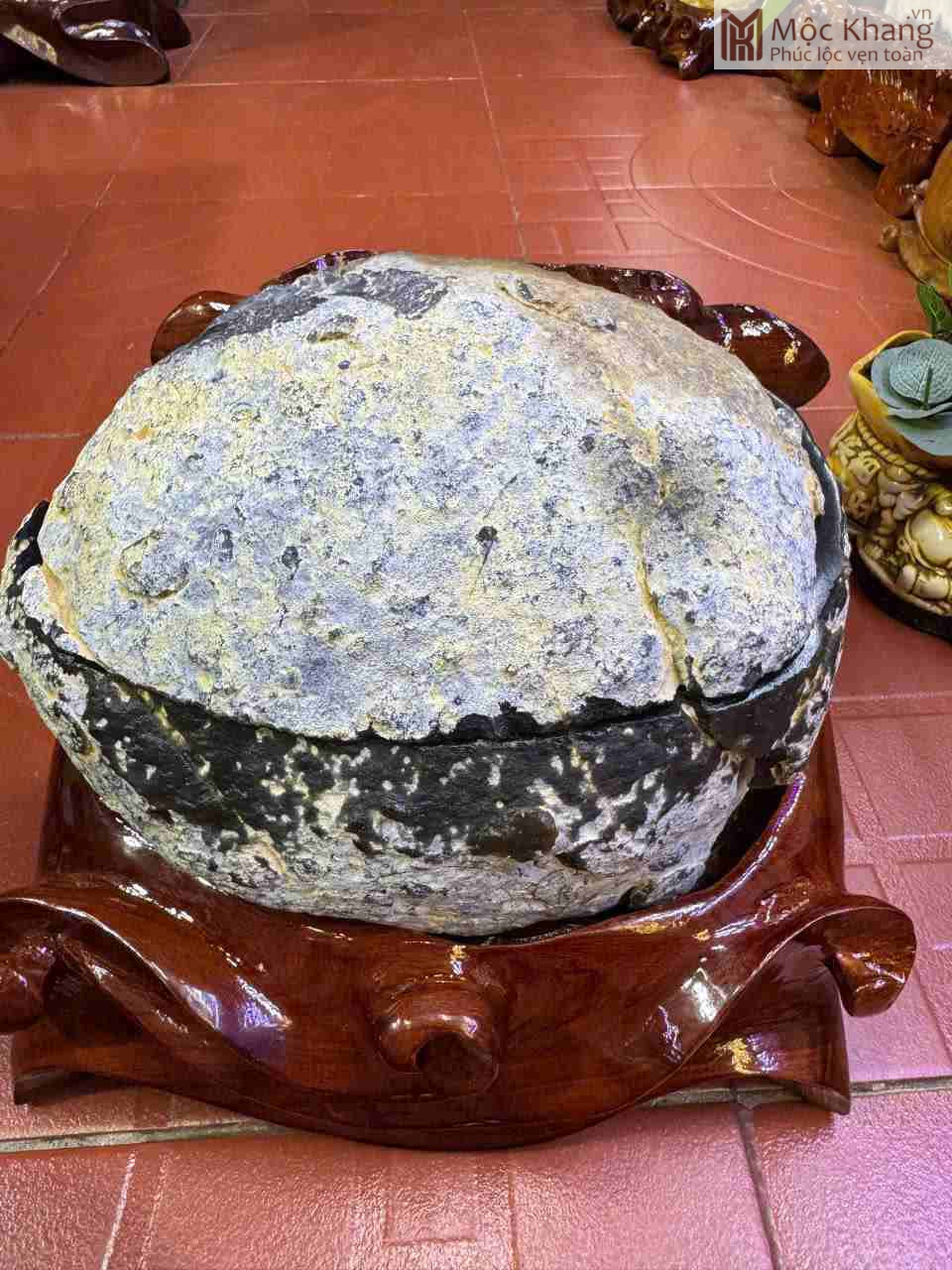 Bát Tụ Bảo Mã Não Cao 32 (cm) (1) Bát Tụ Bảo Mã Não Cao 32 (cm)