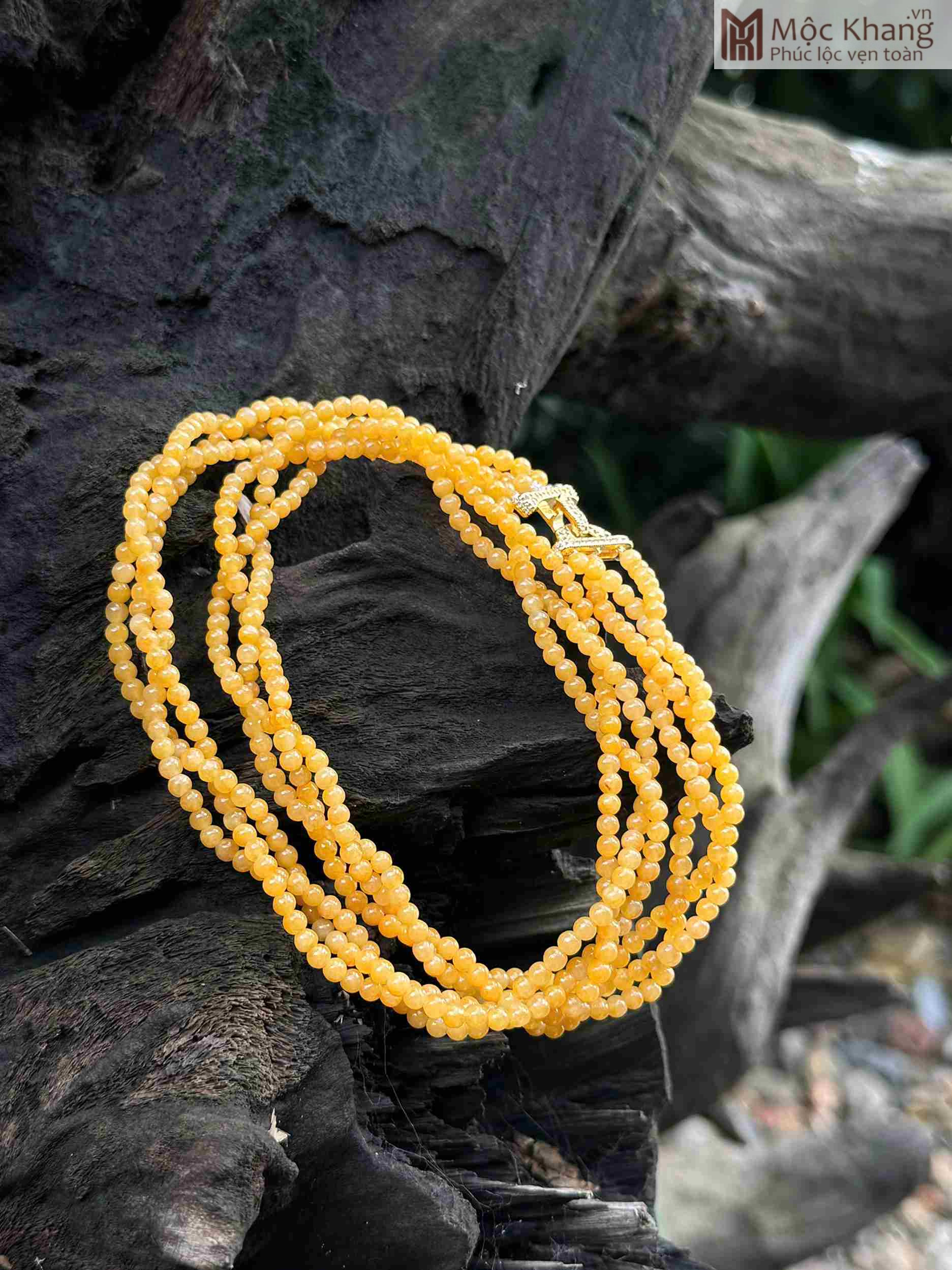 Chuỗi Cổ Ngọc Hoàng Phỉ Hạt 3.4 (mm) (1)_1 Chuỗi Cổ Ngọc Hoàng Phỉ Hạt 3.4 (mm)