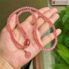 Chuoi Thach Anh Dau Do Mix Ho Ly Duong Kinh 5.7 mm 3 3