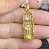 Mặt Dây Quan Âm Thạch Anh Tóc Vàng Cao 30.3 (mm)
