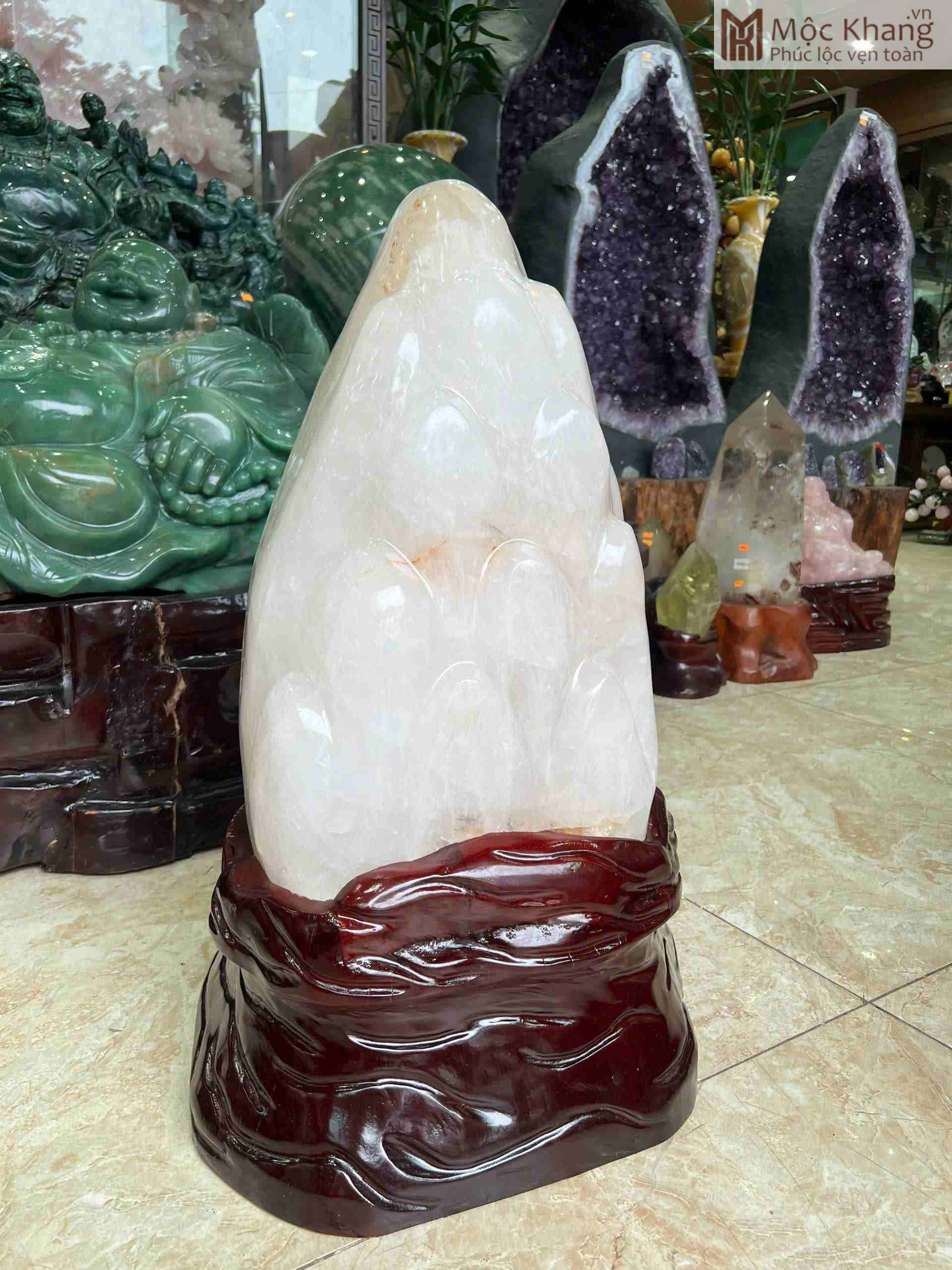 Núi Cảnh Thạch Anh Trắng Cao 69 (cm) (2)_2 Nui Canh Thach Anh Trang Cao 69 cm 2 2