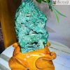 Tinh Thể Đá Khổng Tước (Malachite) Cao 27 (cm)
