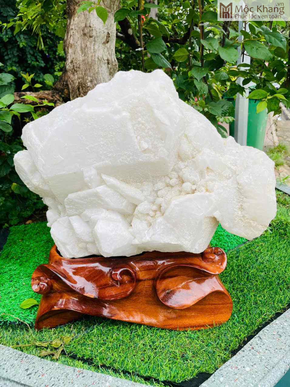Tinh Thể Thạch Anh Trắng Cao 42 (cm) (2)_2 Tinh Thể Thạch Anh Trắng Cao 42 (cm)