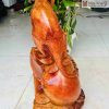 Tượng Chuột Ngồi Bao Gỗ Hương Cao 46 (cm)