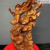 Tượng Đạt Ma Thuần Long Gỗ Cẩm Cao 76 (cm)