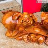 Tượng Heo Gỗ Hương Cao 26 (cm)